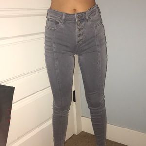 American Eagle grey jeans